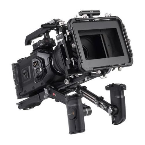  JTZ DP30 15mm Rail Base Plate + Electtronic Top Handle + Electronic Hand Grip Rig for Blackmagic URSA Mini (Support Zoom,Focus,REC StartStop,IRIS,etc)