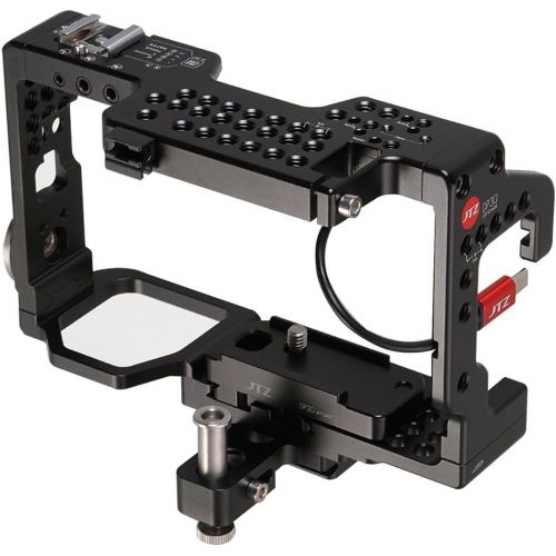  JTZ DP30 JL-JS7 Camera Cage with Quick Release Plate and Hot Shoe for Sony A7 A7S A7SII A7SM2 A7R A7RII A7M2 Dslr Camera Flash Speedlite