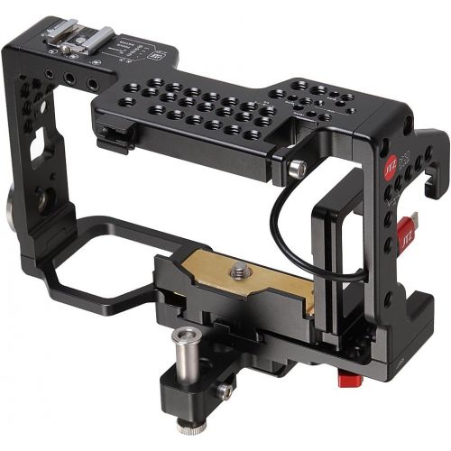  JTZ DP30 Camera Cage with Quick Release Plate and Hot Shoe for Sony A6000 A6300 A6500 Dslr Camera Flash Speedlite