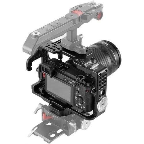  JTZ DP30 Camera Cage with Quick Release Plate and Hot Shoe for Sony A6000 A6300 A6500 Dslr Camera Flash Speedlite