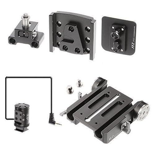  JTZ DP30 15mm Stand Base Plate Clamp and JTZlink Hub Adapter JLA-1 for Canon C100 C300 C500 Mark I II Camera