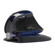 J-Tech Digital Wired Ergonomic Vertical Mouse for Large Hands with an Adjustable Angle Tilt, Chroma 6 RGB Color LED, 4 DPI Settings (800/1200/2000/4000), Scroll Endurance [V628X]