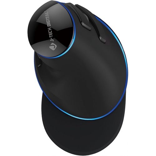  [아마존베스트]J-Tech Digital Wired Ergonomic Vertical USB Mouse with Adjustable Sensitivity (600/1000/1600 DPI), Scroll Endurance, Removable Palm Rest & Thumb Buttons [V628]