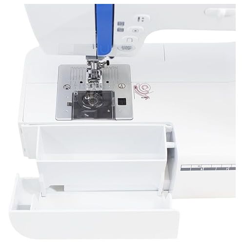  Juki HZL-80HP Sewing Machine with Automatic Needle Threader and Automatic One Step Buttonholing, Comes with a Hard-Shell Carrying Case