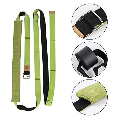  [아마존베스트]JULYS SONG Yoga Strap Stretch Band Leg Stretcher Stretch Band Leg Stretcher Made of Cotton for Yoga Ballet Gymnastics Training