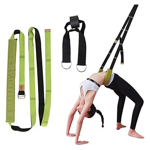  [아마존베스트]JULYS SONG Yoga Strap Stretch Band Leg Stretcher Stretch Band Leg Stretcher Made of Cotton for Yoga Ballet Gymnastics Training