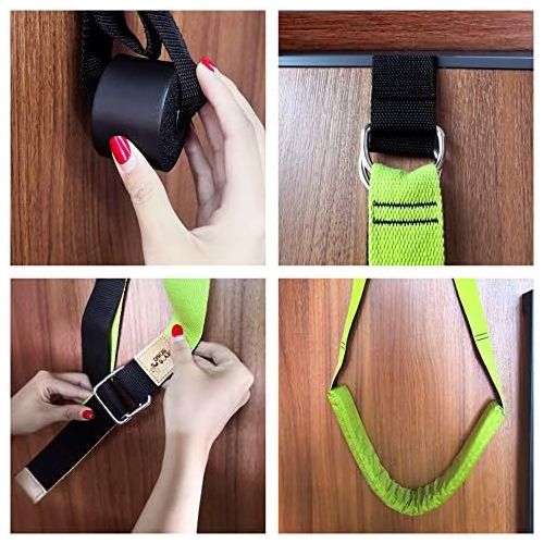  [아마존베스트]JULYS SONG Yoga Strap Stretch Band Leg Stretcher Stretch Band Leg Stretcher Made of Cotton for Yoga Ballet Gymnastics Training