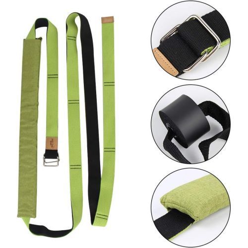  [아마존베스트]JULYS SONG Yoga Strap Stretch Band Leg Stretcher Stretch Band Leg Stretcher Made of Cotton for Yoga Ballet Gymnastics Training