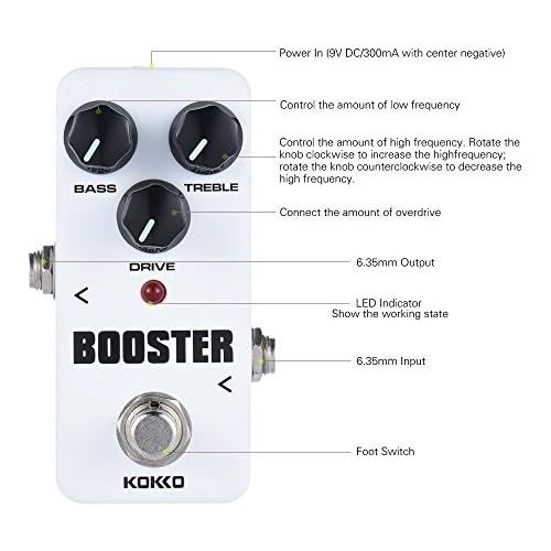  JUMP KOKKO Electric Guitar Effect Pedal True Bypass Full Metal Shell (COMPRESSOR)