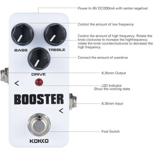  JUMP KOKKO Electric Guitar Effect Pedal True Bypass Full Metal Shell (COMPRESSOR)