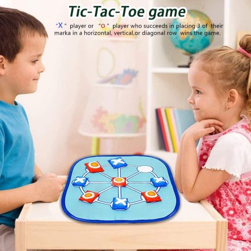  JUNQIU US Bean Bag Toss Game for Kids, Collapsible Kids Cornhole Game Set, Outdoor Toys for 3 4 5 6 7 8 Year Old Boys Girls, Christmas or Birthday Gifts, Outside,Indoor,Backyard,Party, Beach