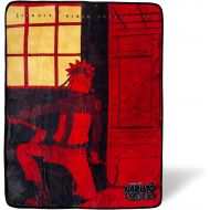 JUST FUNKY Naruto: Shippuden Ninja Plush Throw Blanket Super Soft Fleece Blanket, Cozy Sherpa Cover for Sofa and Bed, Home Decor Room Essentials Anime Manga Gifts 45 x 60 Inches