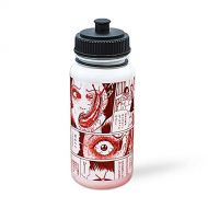 JUST FUNKY Junji Ito Collection Slug Girl Water Bottle for Outdoor Sports, Workouts, hiking ,Cycling