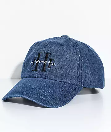 JUST HAVE FUN Just Have Fun Stones Blue Denim Strapback Hat