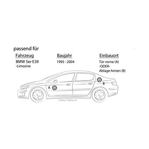  JUST SOUND best choice for caraudio BMW 5?Series E39?Saloon???Pioneer TS A1333I 13?cm 3?Way Loudspeaker with Installation Set