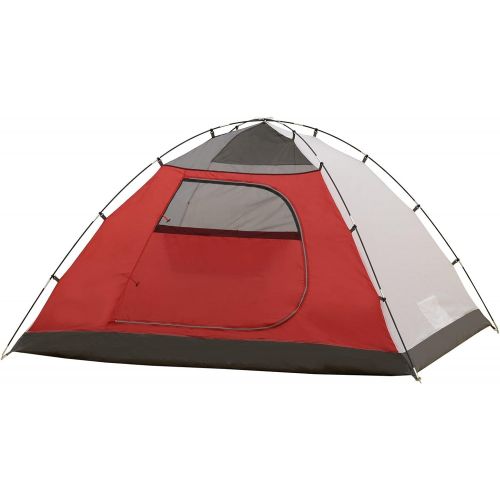  JUSTCAMP Campingzelt Carson 4, Kuppelzelt, 4 Personen - grau, Iglu Zelt, 2 Eingange, Vorraum, Festival, Campingausflug