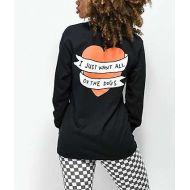 JV BY JAC VANEK JV by Jac Vanek All The Dog Heart Black Long Sleeve T-Shirt