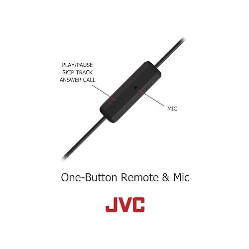 JVC HAEBR80B Sports Clip Headphones (Black)