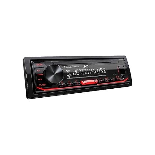  JVC KD-X260BT Built-in Bluetooth, AM/FM, USB, MP3, Pandora, Spotify, iHeartRadio Digital media receiver, Works with Apple and Android Phones, iPod/iPhone Music Playback