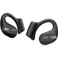 JVC New Nearphones Open Ear True Wireless Headphones with 16mm Large Drivers for Powerful Sound, Single Ear use, Compact Size, and Long Battery Life (up to 38 Hours) - HANP50TB (Black)