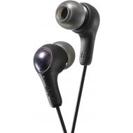 JVC Gumy in Ear Earbud Headphones, Powerful Sound, Comfortable and Secure Fit, Silicone Ear Pieces - HAFX7B Black, Small