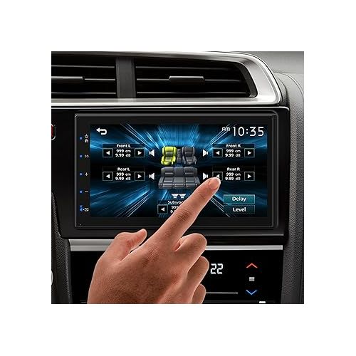  JVC KW-M180BT Bluetooth Car Stereo Receiver with USB Port - 6.75