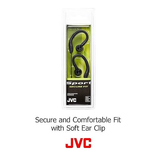  JVC Earclip Earbud Sport Earbud Earclip Black (HAEC10B) (HA-EC10B)