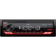 JVC KD-X280BT Bluetooth Car Stereo w/USB Port - AM/FM Radio, MP3 Player, High Contrast LCD, 50 Watts, Detachable Face Plate - Single DIN - 13-Band EQ