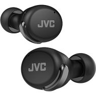 JVC Compact True Wireless Headphones with Active Noise Cancelling, Low-Latency Mode for Gaming and Movies, Bluetooth 5.2, Long Battery Life (up to 21 Hours) - HAA30TB (Black), Small