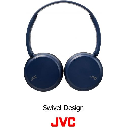  JVC Deep Bass Wireless Headphones, Bluetooth 4.1, Bass Boost Function, Voice Assistant Compatible, 17 Hour Battery Life - HAS35BTW(White)