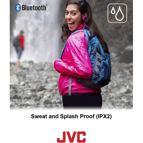  JVC HAF250BTB in-Ear Headphone, Bluetooth, Gumy - Black