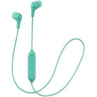 JVC Soft Wireless Earbud with Stayfit Tips, Remote and Mic and Bluetooth Green (HA-FX9BTG)
