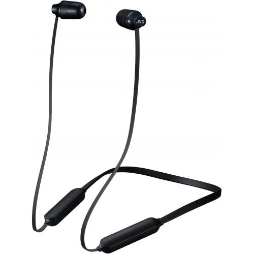  JVC Marshmallow Wireless, Earbud Headphones, Water Resistance(IPX4), 8 Hours Long Battery Life, Secure and Comfort Fit with Flexible Soft Neck Band and Memory Form Earpieces - HAFX