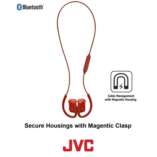  JVC Wireless Earclip Sport Headphone (Blue) HA-EC30BTA