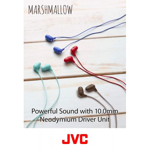  JVC Marshmallow Memory Foam Earbud Red (HAFX38R): Electronics