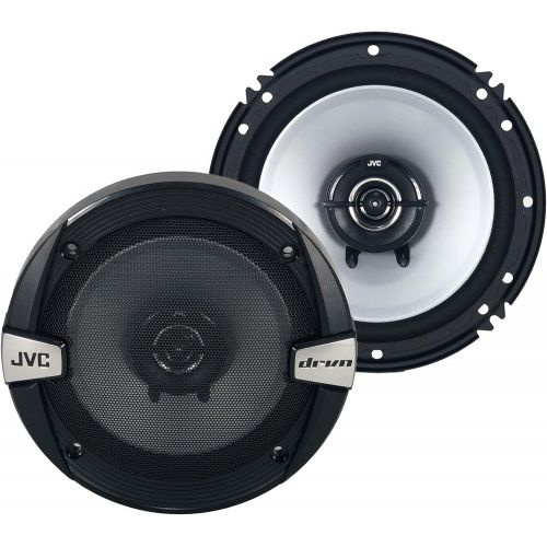  Car Speaker Package Of 2x JVC CS-DR6930 6x9 500 Watt 3Way Vehicle Stereo Coaxial Speakers Bundle Combo With 2x CS-DR620 6.5 300W 2-Way Audio Speakers, Enrock 50 Foot 16 Guage Speak