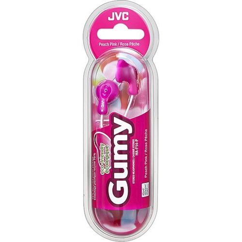  JVC HAF14P - Gumy Earbud Headphones Pink