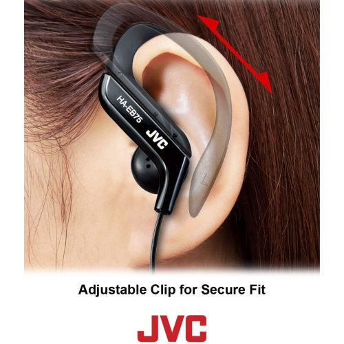  JVC HA-EB75A Sports Ear Clip Headphones Blue HAEB75 earphones Genuine
