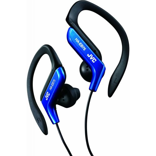  JVC HA-EB75A Sports Ear Clip Headphones Blue HAEB75 earphones Genuine