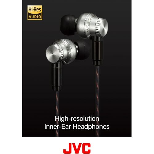  JVC HA-FD01 IEM Class-S Solidege Stainless Steel Body, Titanium Drivers, J-Mount Nozzle System with Customizable Sound Stage, and MMCX Detachable Cables