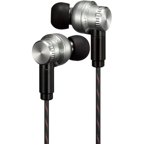  JVC HA-FD01 IEM Class-S Solidege Stainless Steel Body, Titanium Drivers, J-Mount Nozzle System with Customizable Sound Stage, and MMCX Detachable Cables