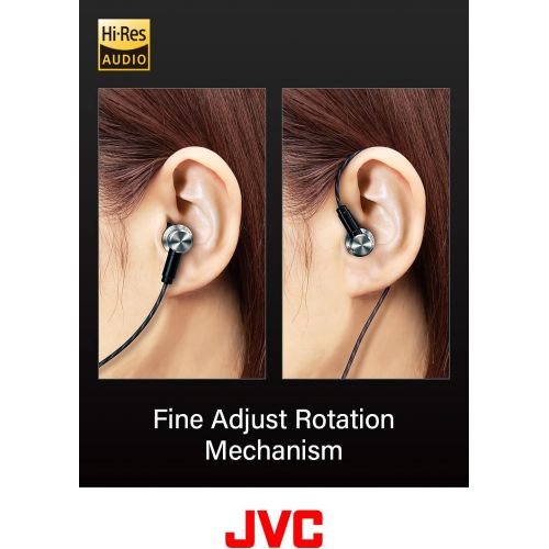  JVC HA-FD01 IEM Class-S Solidege Stainless Steel Body, Titanium Drivers, J-Mount Nozzle System with Customizable Sound Stage, and MMCX Detachable Cables