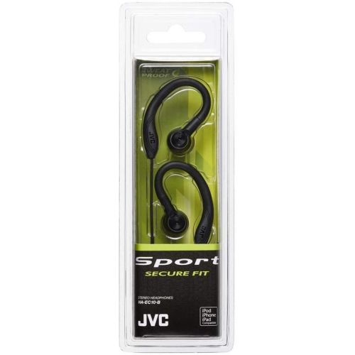  JVC Earclip Earbud Sport Earbud Earclip Black (HAEC10B)