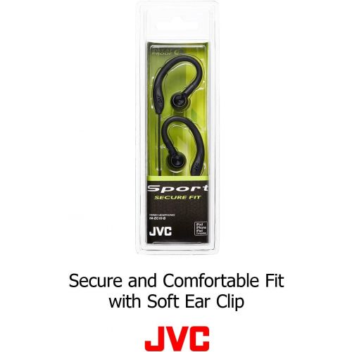  JVC Earclip Earbud Sport Earbud Earclip Black (HAEC10B)