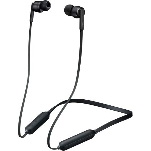  JVC Noise Cancelling Wireless Earbuds, Rain Proof IPX4, Voice Assistant Compatible - HAFX65BNB(Black)