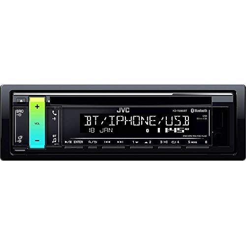  JVC KD-R890BT 1-Din in-Dash Car CD Receiver Compatible with w/Bluetooth//USB/AUX/iPhone/Android