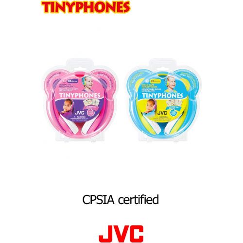  JVC HAKD7Y Kids Headphones (Yellow)