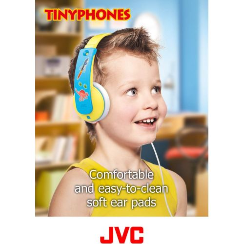  JVC HAKD7Y Kids Headphones (Yellow)