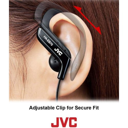  JVC HAEB75B Ear-Clip Headphones (Black)