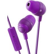 JVC HAFR37V Marshmallow Earbuds with Mic, Violet